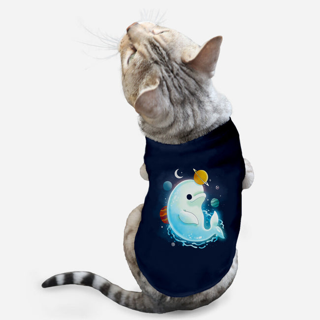Cosmic Beluga-cat basic pet tank-Vallina84 by TeeFury